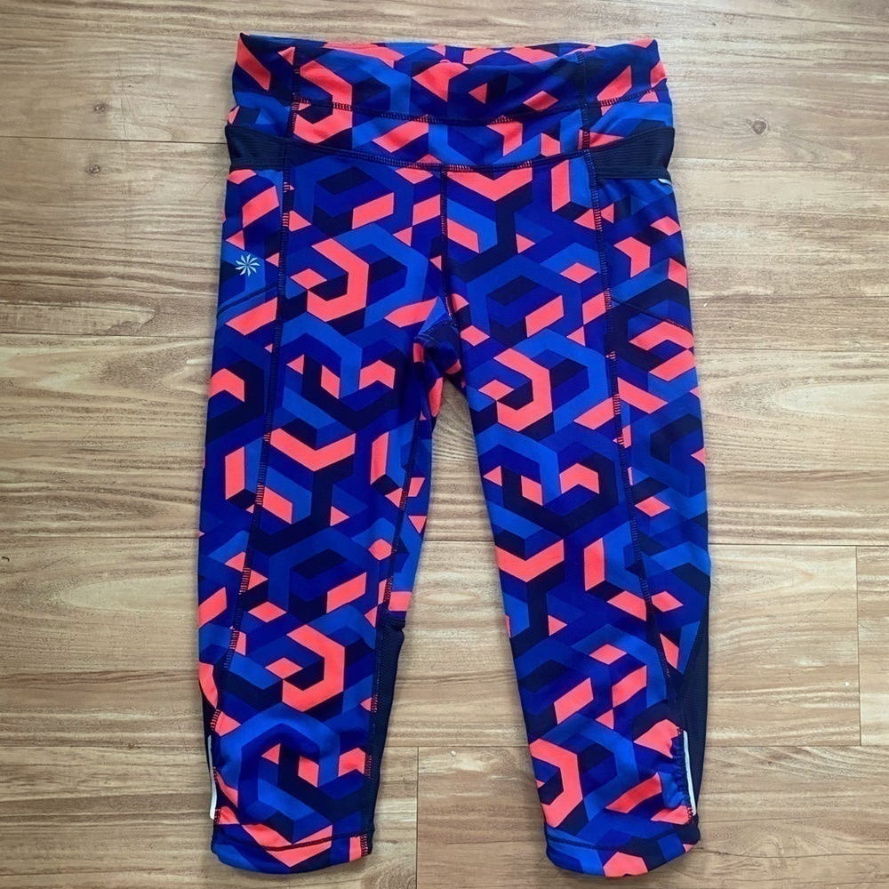 Funky Leopard Printed Athleta Athletic Joggers